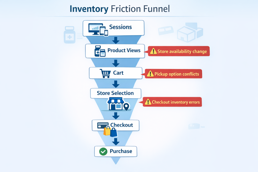 inventory friction funnel